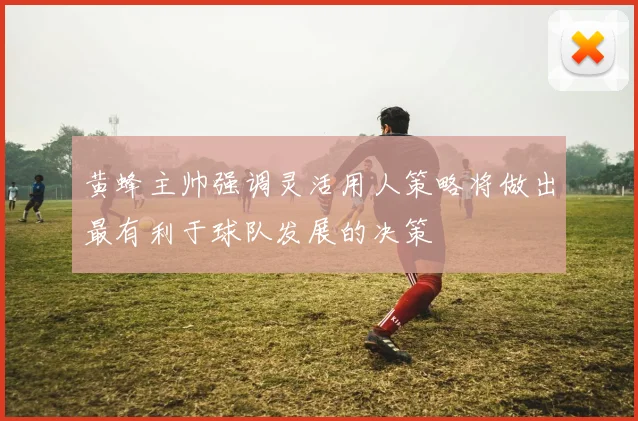 黄蜂主帅强调灵活用人策略将做出最有利于球队发展的决策